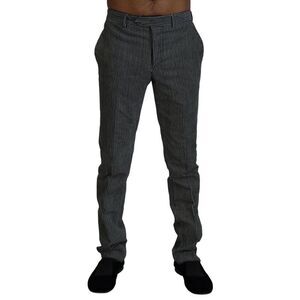 BENCIVENGA Black Cotton Dress Men's Pants